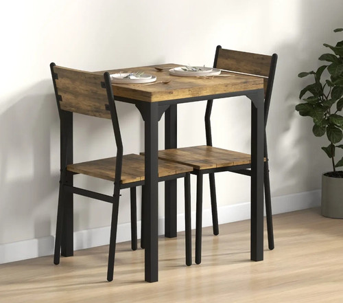 Small table and - 2, chairs