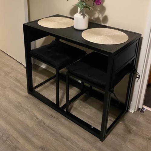 Small table and chairs - and, 2