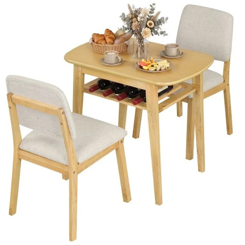 Costway piece dining - 3-piece,