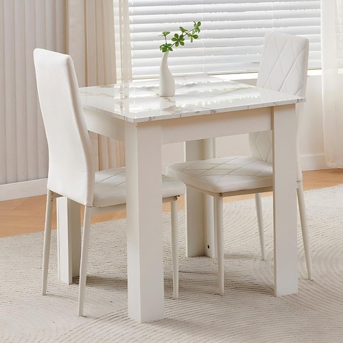 Compact dining set with - set,