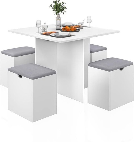 Compact dining set with - with, 4