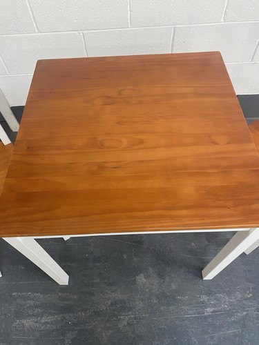 Small square table with two - small,