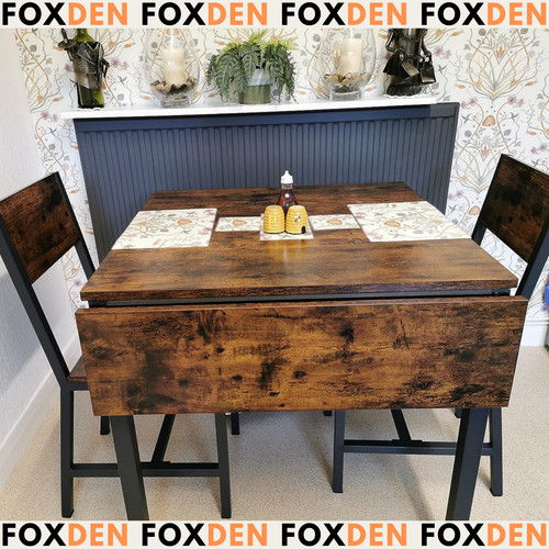 Industrial drop leaf dining - leaf,