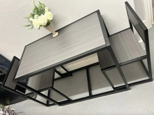 Dining table and chairs - table, 2