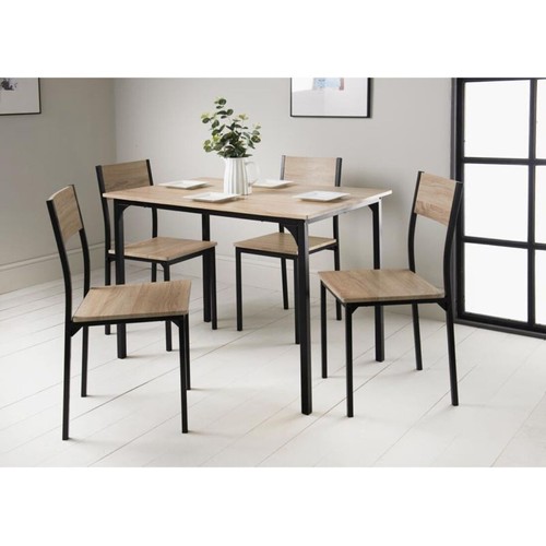 Dining set 5pc table - 5pc, chair