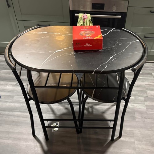 Small table and chairs - table,