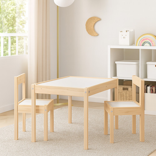 Children small table and 2 - small,